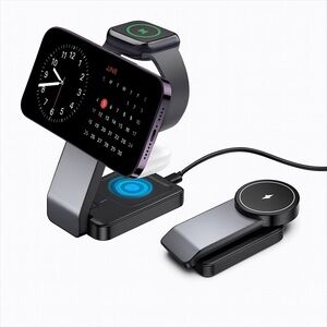 New Charging Stand for Apple iPhone 16/15/14/13/12 iWatch 10/9/8/7 Airpods